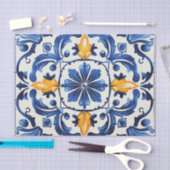 Portugiesisches niedliches Fliesenmuster Seidenpapier (Handwerk)