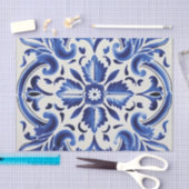 Portugiesisches niedliches Fliesenmuster Seidenpapier (Handwerk)