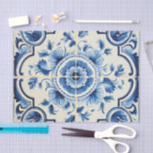 Portugiesisches niedliches Fliesenmuster Seidenpapier (Handwerk)