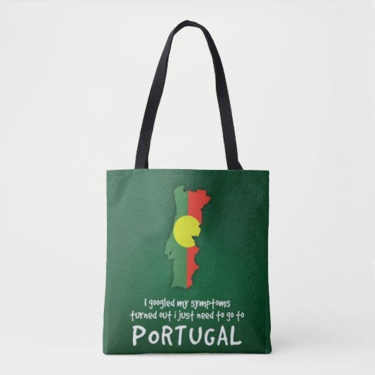 Portugiesisches Niedliches Zitatbeutel Tasche (Vorderseite)