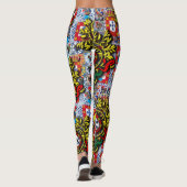Portugiesisches patriotisches Design Leggings (Rückseite)