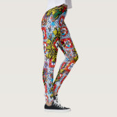 Portugiesisches patriotisches Design Leggings (Rechts)