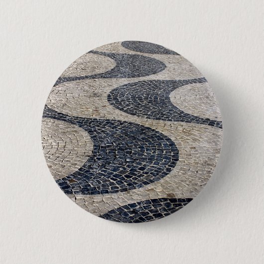 Portugiesisches Pflaster Button (Vorderseite)
