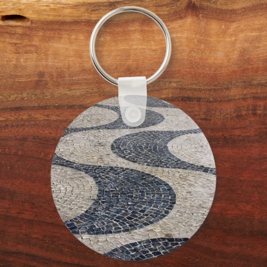 Portugiesisches Pflaster Schlüsselanhänger (Vorderseite)
