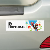 Portugiesisches Rooster Autoaufkleber (Auf Auto)