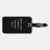 Portugiesisches Rooster Gepäckanhänger (Rückseite horizontal)