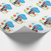 Portugiesisches Rooster Geschenkpapier (Ecke)