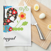 Portugiesisches Rooster Handtuch (Viertel Falte)