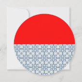 Portugiesisches Rooster Heiligabend Party Bauble Einladung (Rückseite)