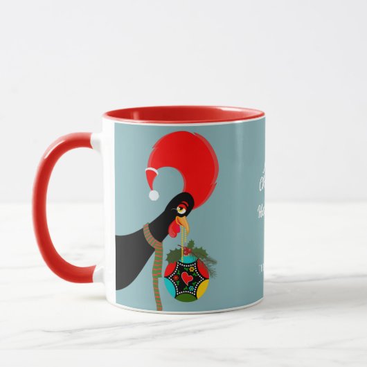 Portugiesisches Rooster Heilige Bauble Tasse (Links)