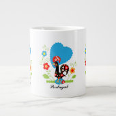 Portugiesisches Rooster Jumbo-Tasse (Vorderseite)