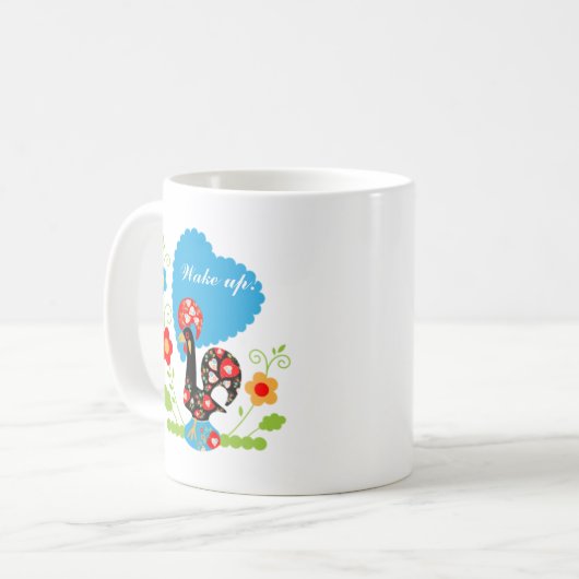 Portugiesisches Rooster Kaffeetasse (Vorderseite Links)