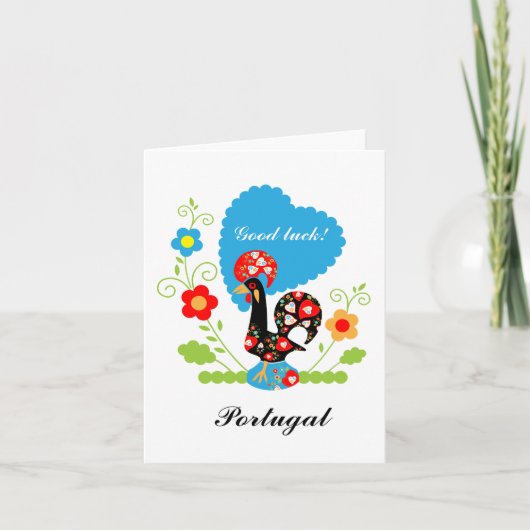 Portugiesisches Rooster Karte (Vorderseite)