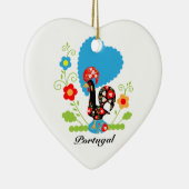 Portugiesisches Rooster Keramikornament (Rechts)