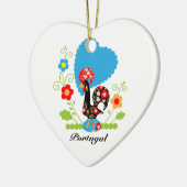 Portugiesisches Rooster Keramikornament (Links)