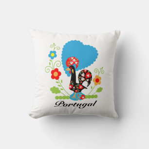 Portugiesisches Rooster Kissen