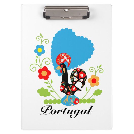 Portugiesisches Rooster Klemmbrett (Vorderseite)