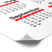 Portugiesisches Rooster Poster (Ecke)