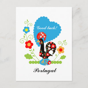 Portugiesisches Rooster Postkarte