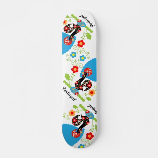 Portugiesisches Rooster Skateboard (Vorne)