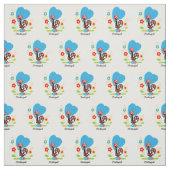 Portugiesisches Rooster Stoff (Muster)