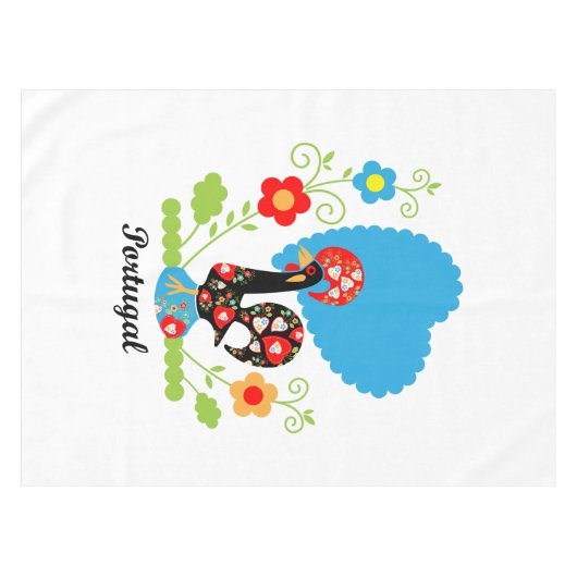 Portugiesisches Rooster Tischdecke (Vorderseite (Horizontal))