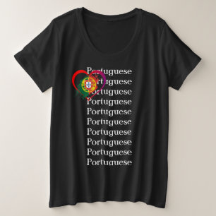 Portugiesisches Sweatshirt Große Größe T-Shirt