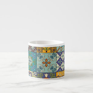 Portugiesisches Talavera-Fliesendesign Espressotasse