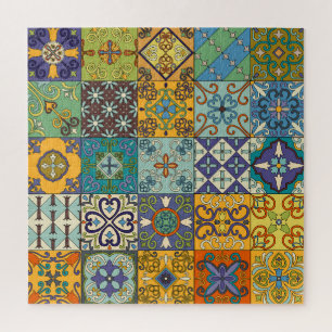 Portugiesisches Talavera-Fliesendesign Puzzle