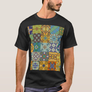 Portugiesisches Talavera-Fliesendesign T-Shirt
