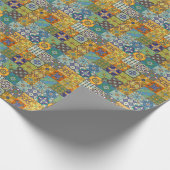 Portugiesisches Talavera Tile Design Geschenkpapier (Ecke)