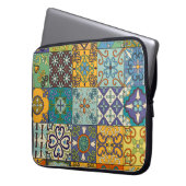 Portugiesisches Talavera Tile Design Laptopschutzhülle (Vorderseite Links)