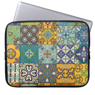 Portugiesisches Talavera Tile Design Laptopschutzhülle