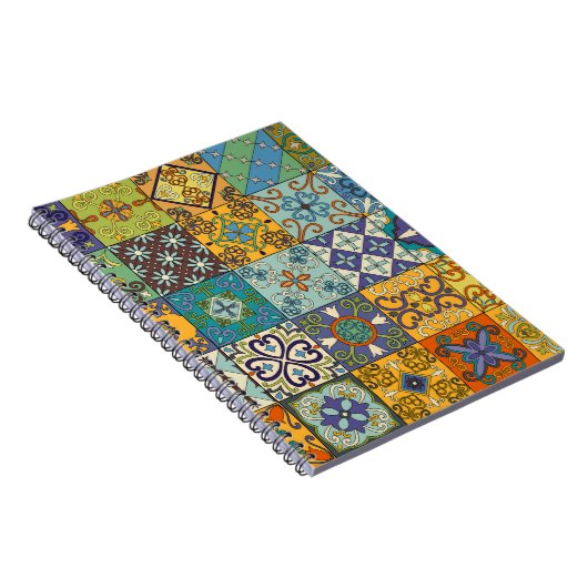 Portugiesisches Talavera Tile Design Notizblock (Rechte Seite)