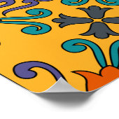 Portugiesisches Talavera Tile Design Poster (Ecke)