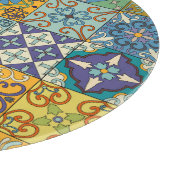 Portugiesisches Talavera Tile Design Schneidebrett (Ecke)