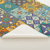 Portugiesisches Talavera Tile Design Sherpadecke (3/4)