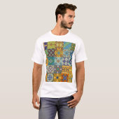 Portugiesisches Talavera Tile Design T-Shirt (Vorne ganz)