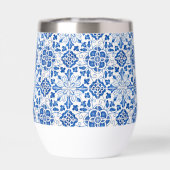 Portugiesisches Tiles Blue Mediterranes Brautparty (Rückseite)