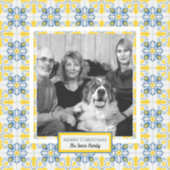 Portugiesisches Tiles-Foto für Weihnachtsferien Aufkleber (Vorderseite)