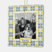 Portugiesisches Tiles-Foto für Weihnachtsferien Keramikornament (Links)