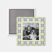 Portugiesisches Tiles-Foto für Weihnachtsferien Magnet (Vorderseite/Rückseite)