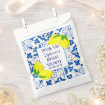 Portugiesisches Tiles Lemon Mittelmeer Brautparty