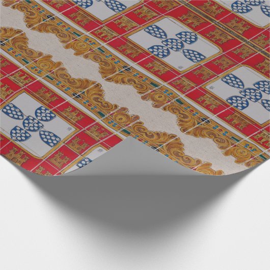 Portugiesisches Verpackungspapier Geschenkpapier (Ecke)