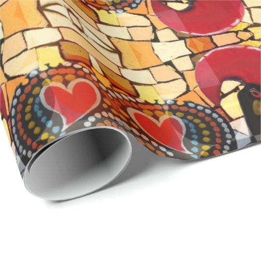 Portugiesisches Verpackungspapier Geschenkpapier (Rolleneckpunkt)