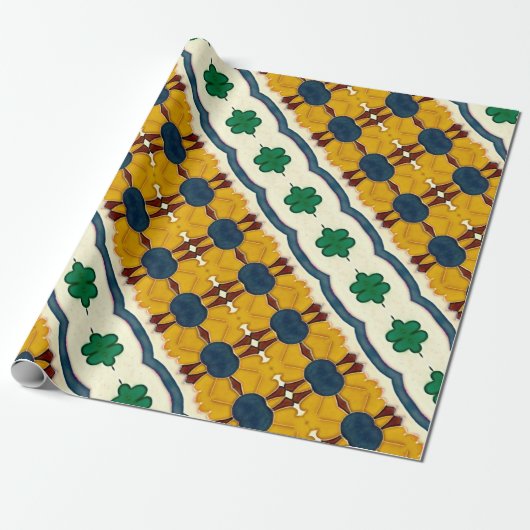 Portugiesisches Verpackungspapier Geschenkpapier (Ungerollt)