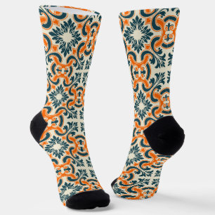 Portugiesisches Vintages Kachel Socken
