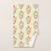 Portugiesisches Volksmuster Badhandtuch Set (Handtuch)