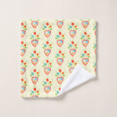 Portugiesisches Volksmuster Badhandtuch Set (Waschlappen)