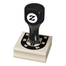 Portugiesisches Wappen 2" x 2" Briefmarke aus Kaut Gummistempel